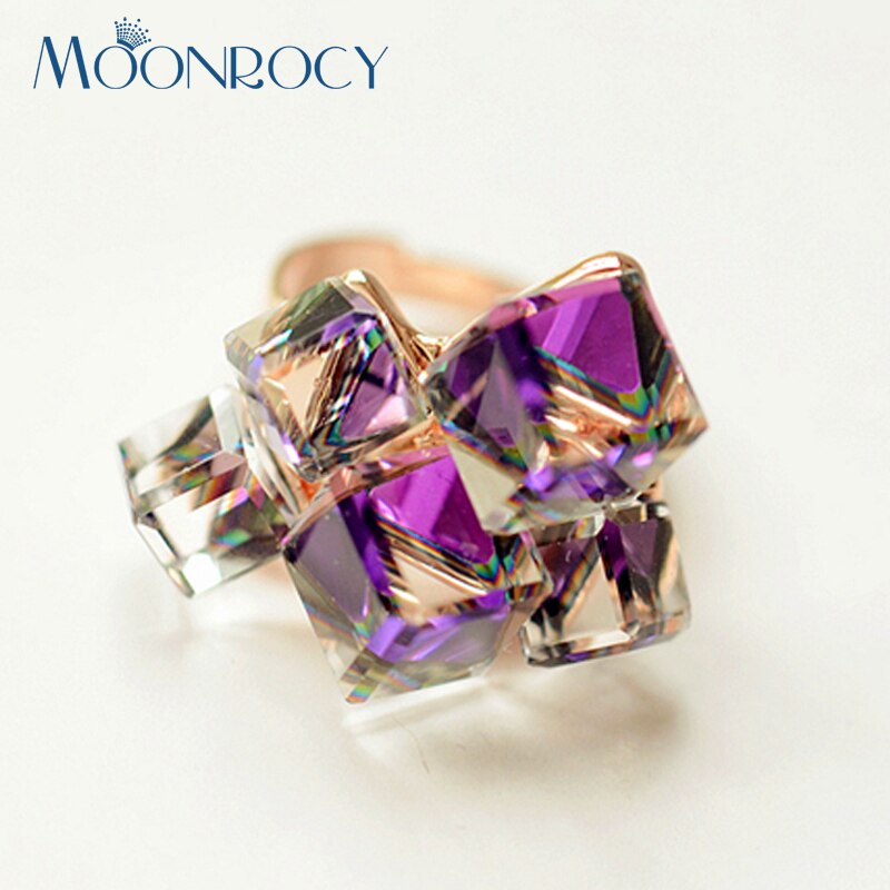 Moonrocy be purple crystal rings  Ʈ   ..